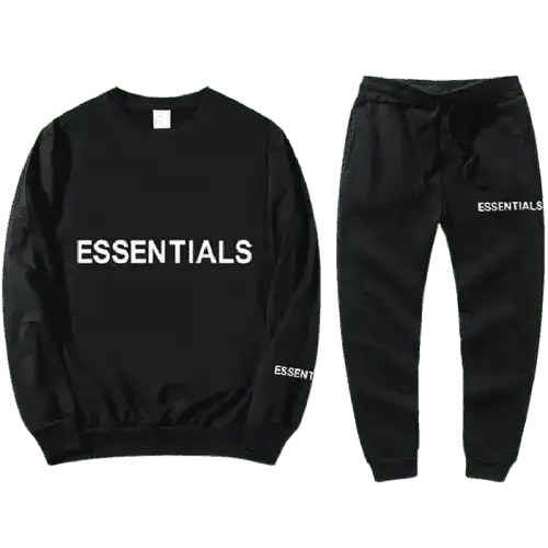 Crewneck Black Tracksuit