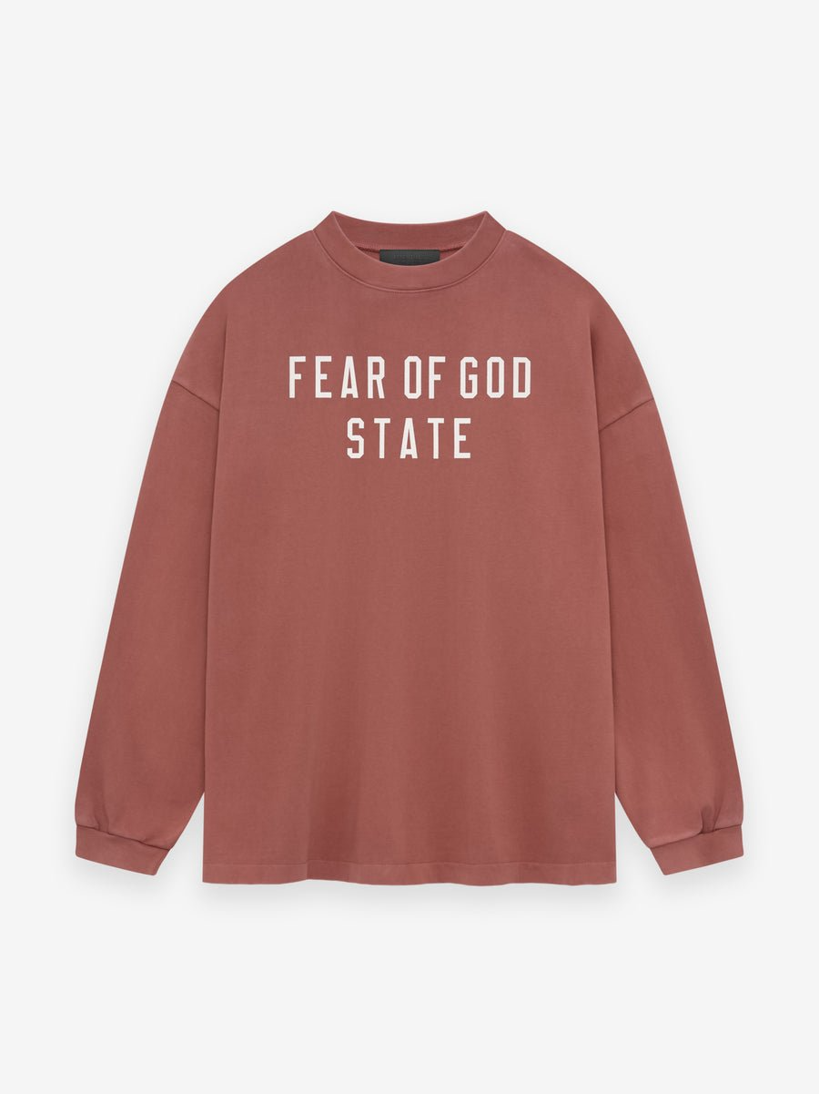 Heavy Longsleeve Sweatshirt Crimson