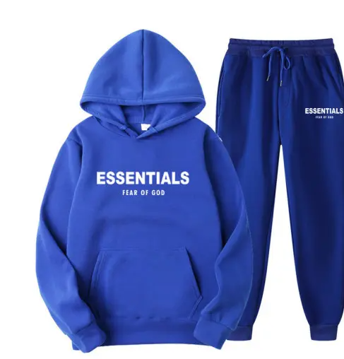 FOG Blue White Print Tracksuit