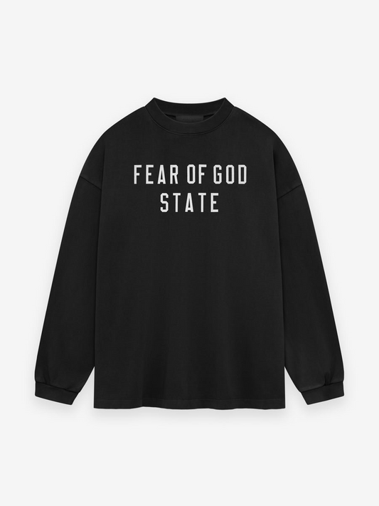 Heavy Longsleeve Sweatshirt Black