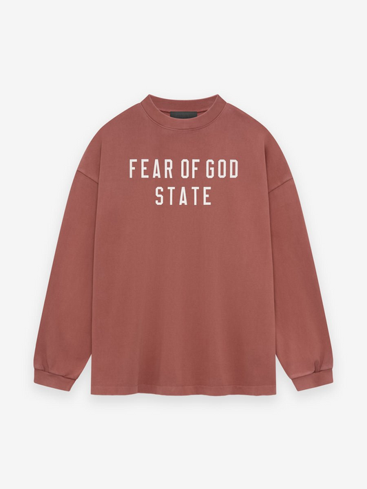 Heavy Longsleeve Sweatshirt Crimson