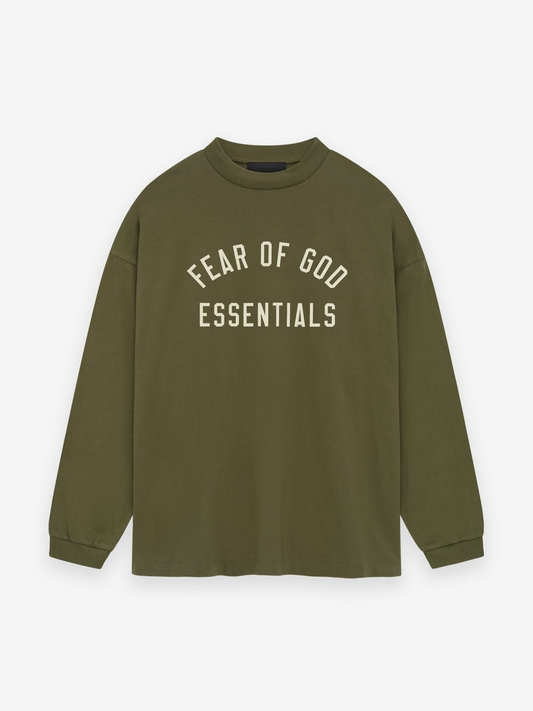 Jersey Long Sleeve Tee Military Sweatshirt